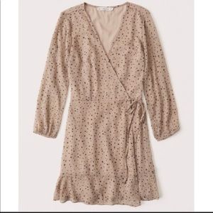 Abercrombie Chiffon Mini Wrap Dress